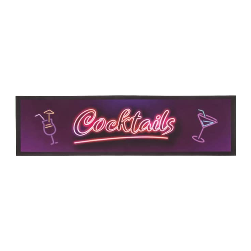 Home Bar Runner Mat - Cocktail
