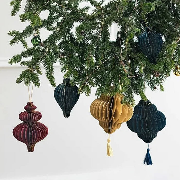 Icicle Paper Honeycomb Bauble