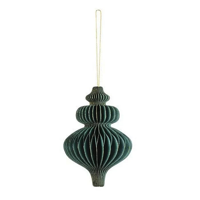 Icicle Paper Honeycomb Bauble