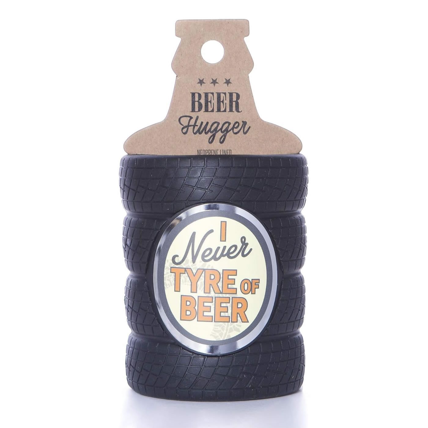 'I Never Tyre of Beer' Bottle Cooler