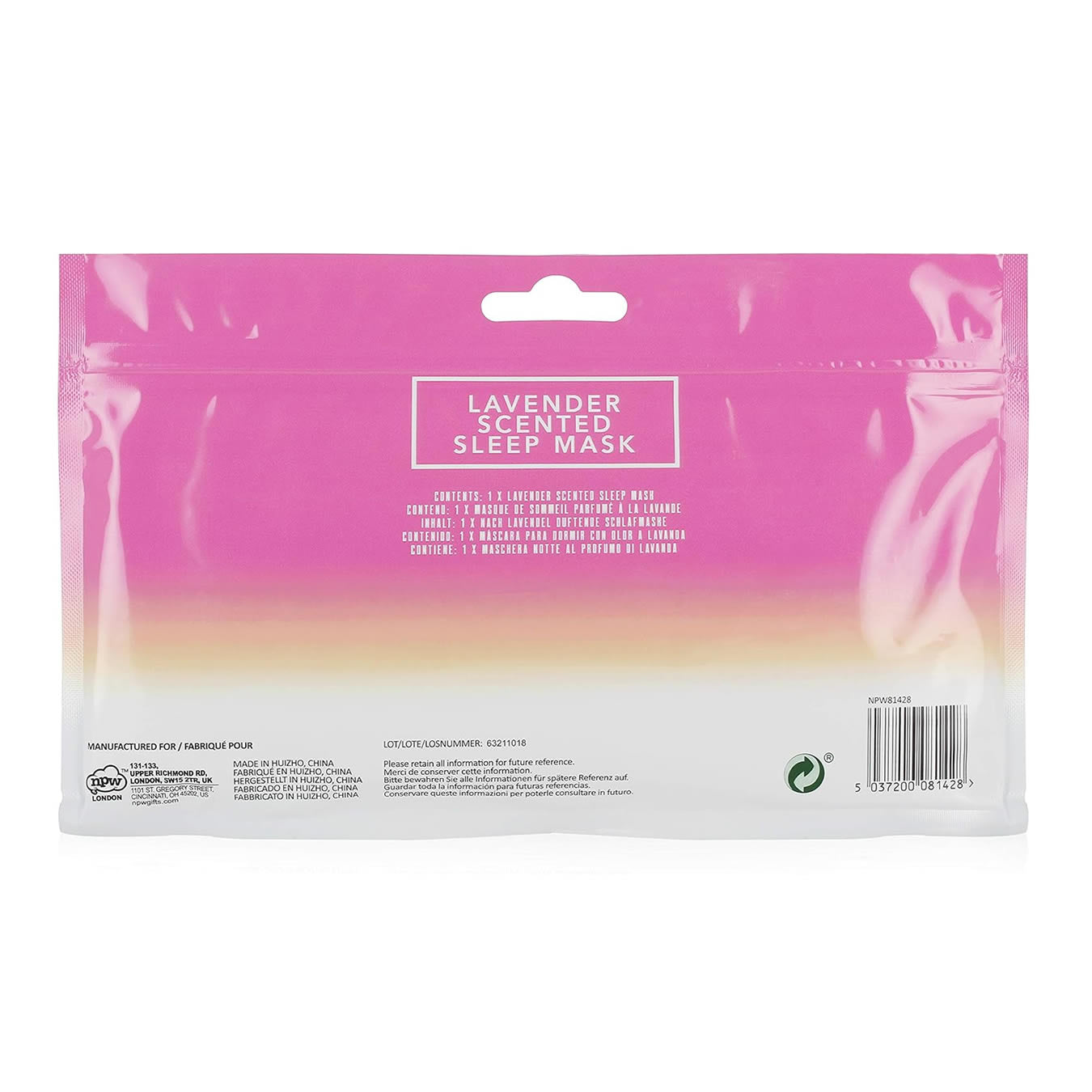 Lavender Scented Sleep Mask