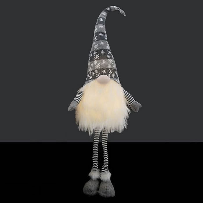 85cm LED Extendable Santa Gonk, Red or Grey