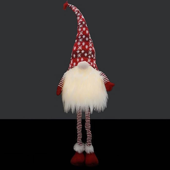 85cm LED Extendable Santa Gonk, Red or Grey