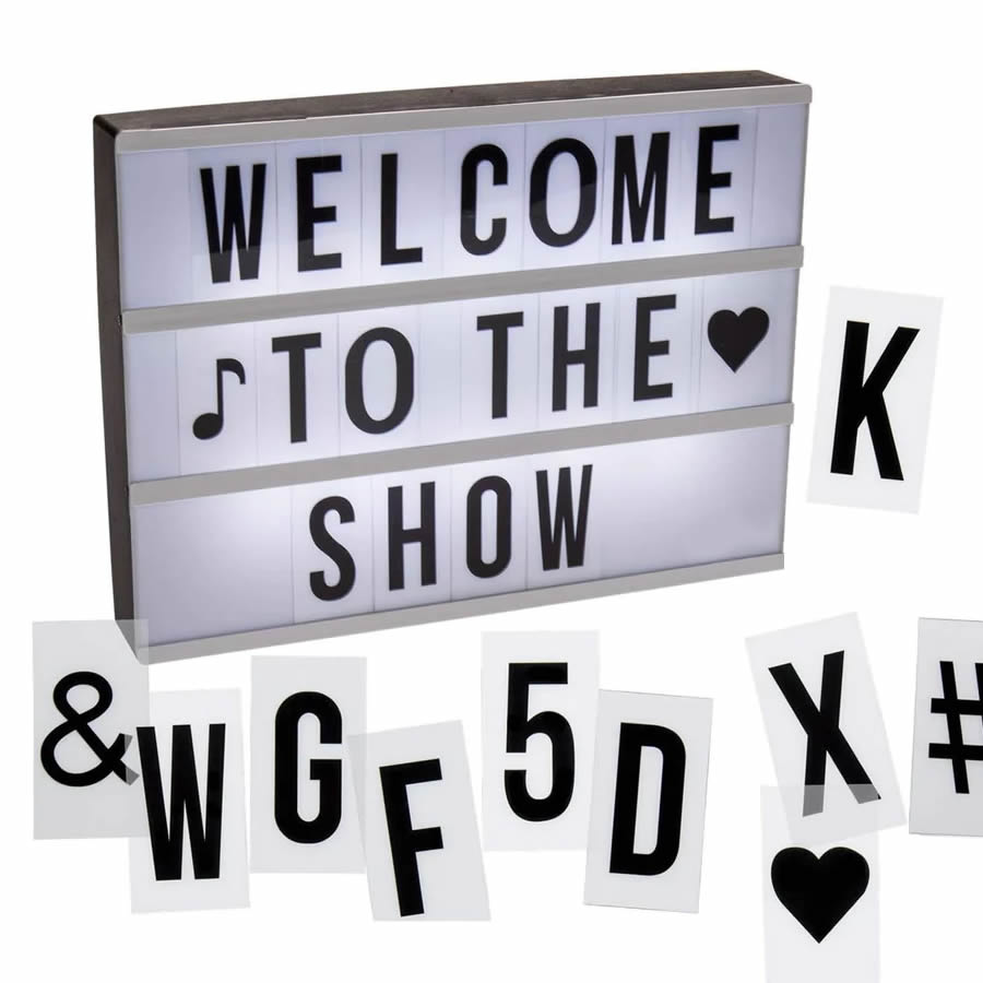 LED Light Box Message Board