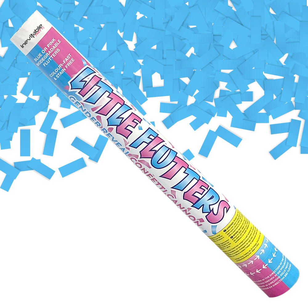 50cm Gender Reveal Confetti Cannon - Baby Blue