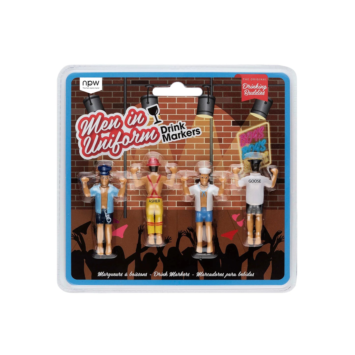 Men In Uniform Drink Markers