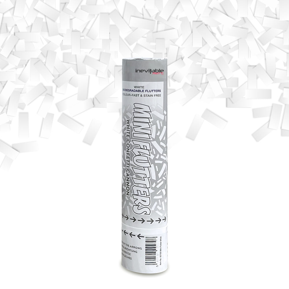25cm Confetti Cannon - White
