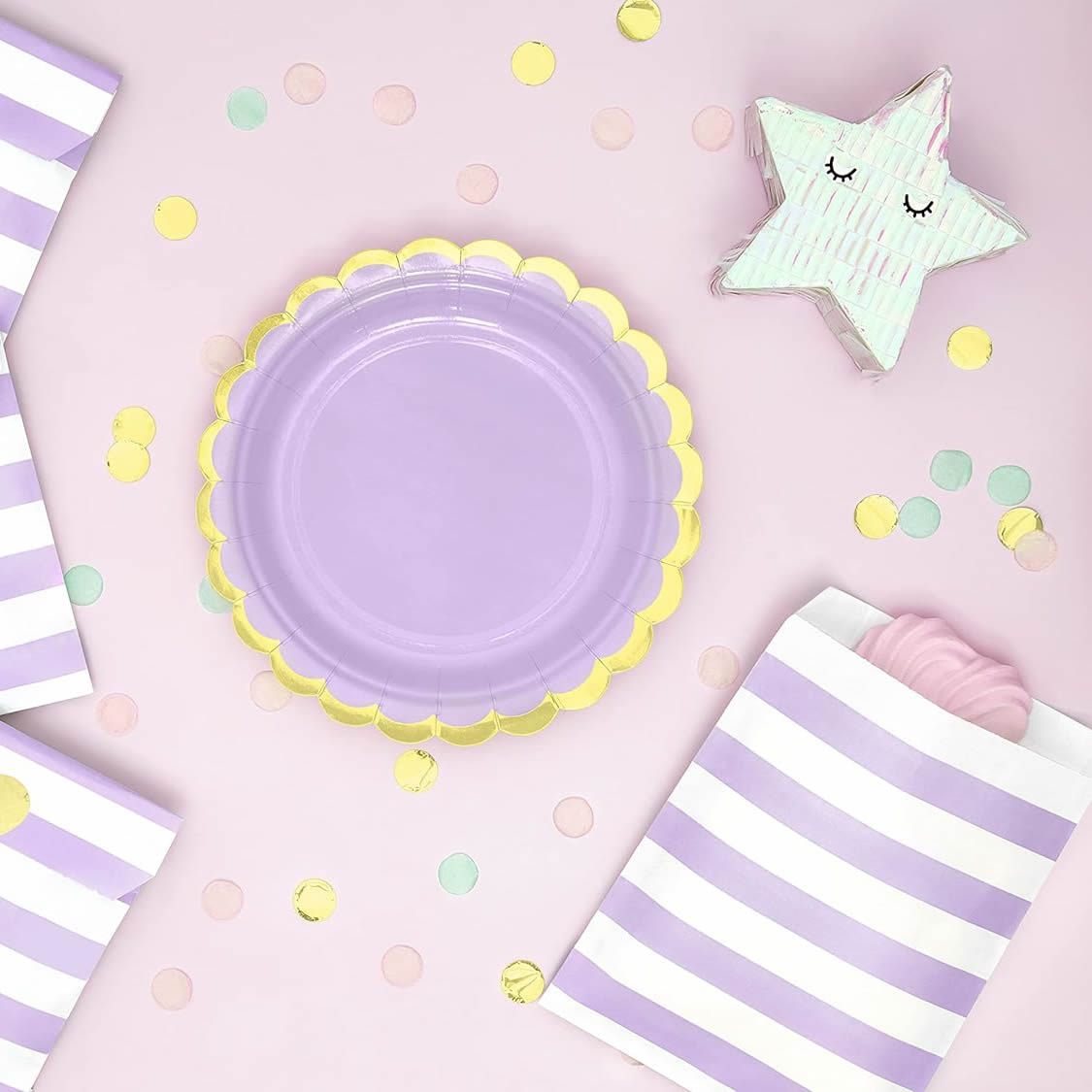 Mini Iridescent Star Piñata Box