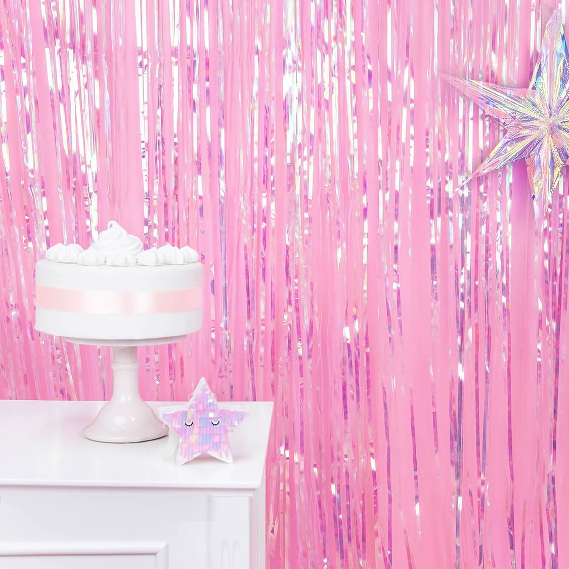 Mini Iridescent Star Piñata Box
