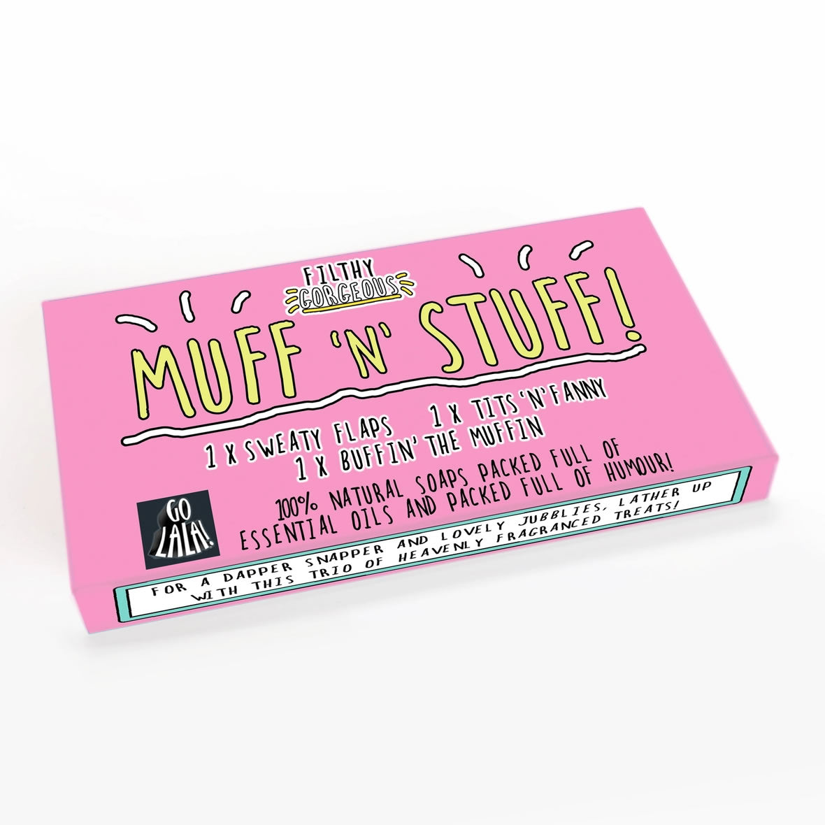 Muff ‘n’ Stuff – Gift Set of Three Soap Bars