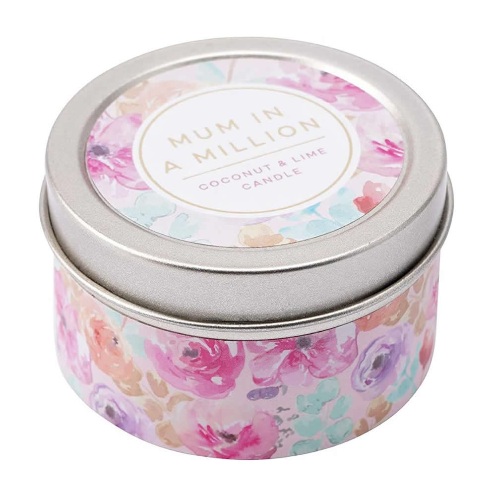 Mum in a Million Tin Candle Coconut & Lime