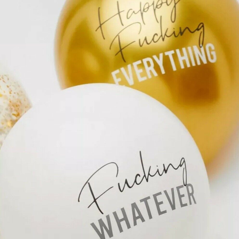 Naught Slogan Balloons