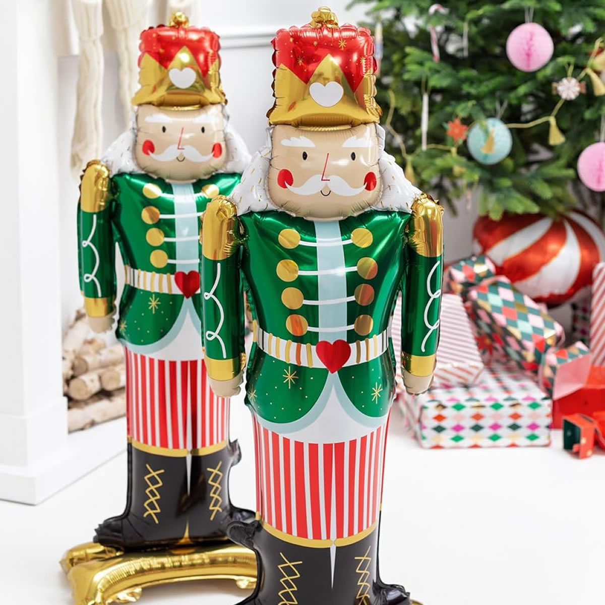 Standing Nutcracker Foil Balloon