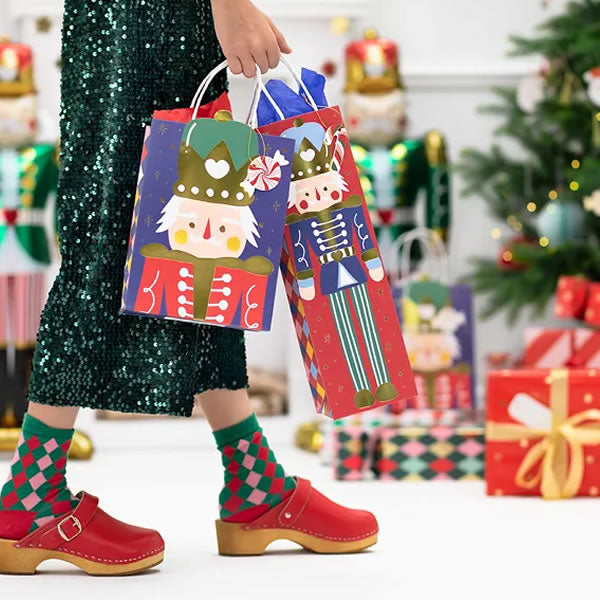 Nutcracker Christmas Gift Bag