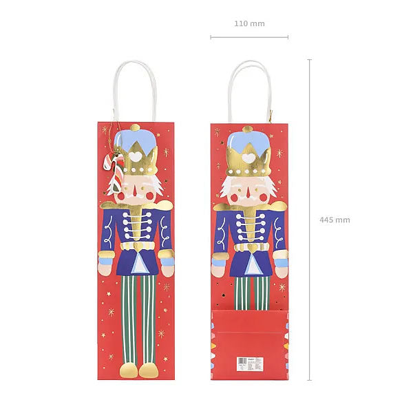 Nutcracker Christmas Gift Bag