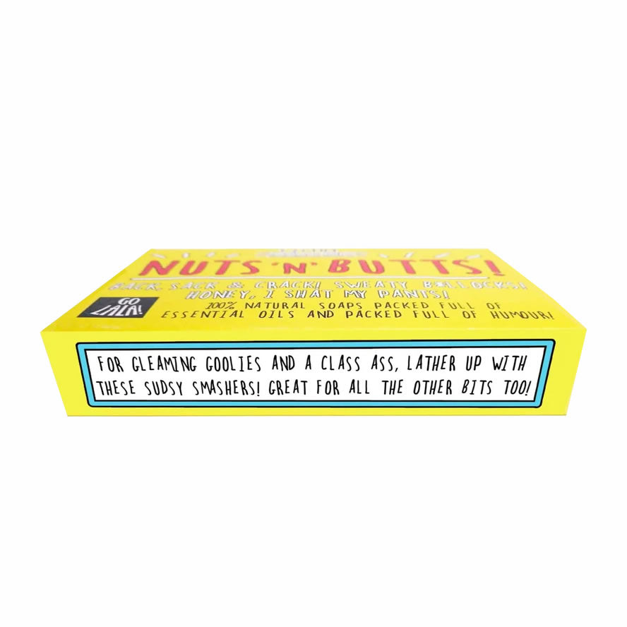 Nuts ‘n’ Butts – Gift Set of Three Soap Bars