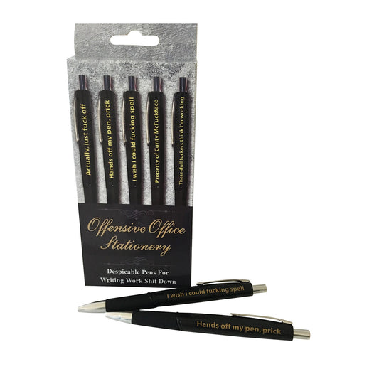 Deeply Offensive Office Pens