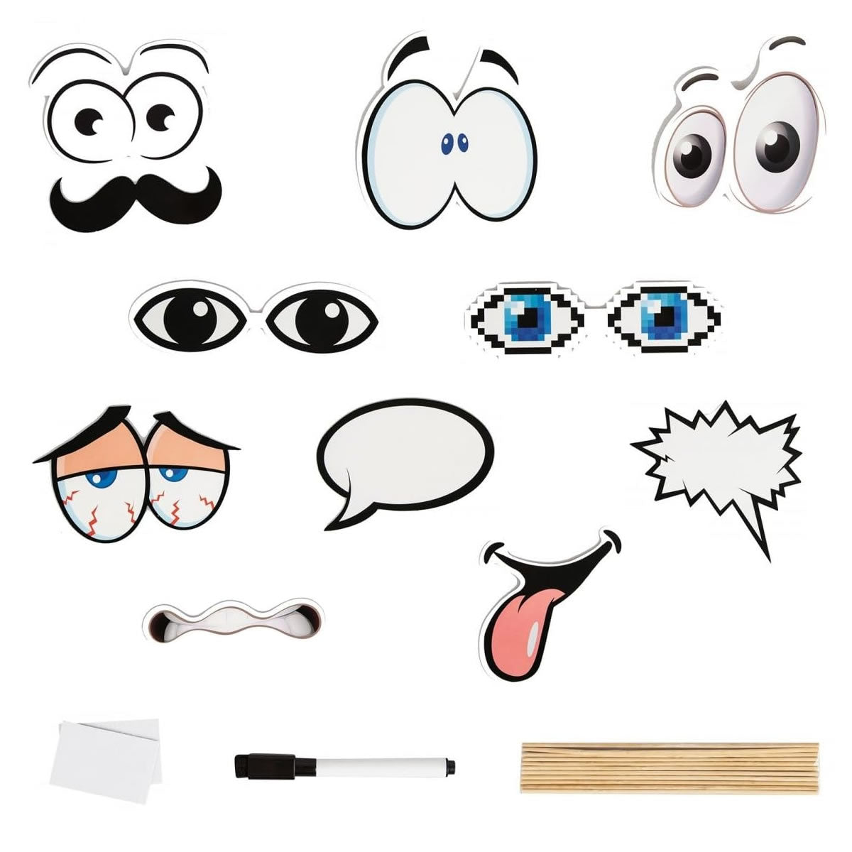 Comic Photo Props Kit
