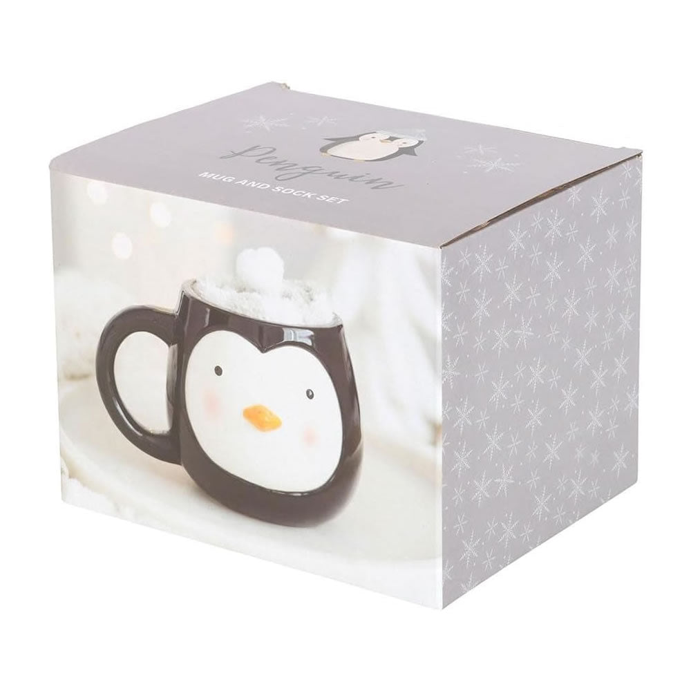 Penguin Mug and Socks Set