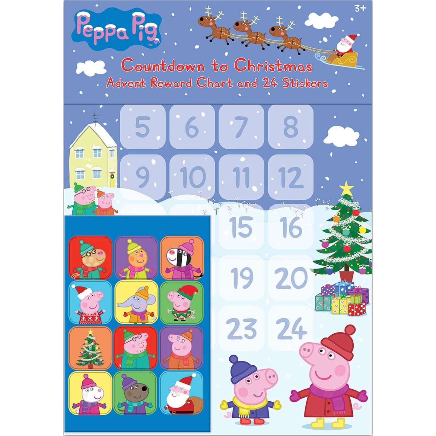 Peppa Pig Advent Calendar Reward Chart