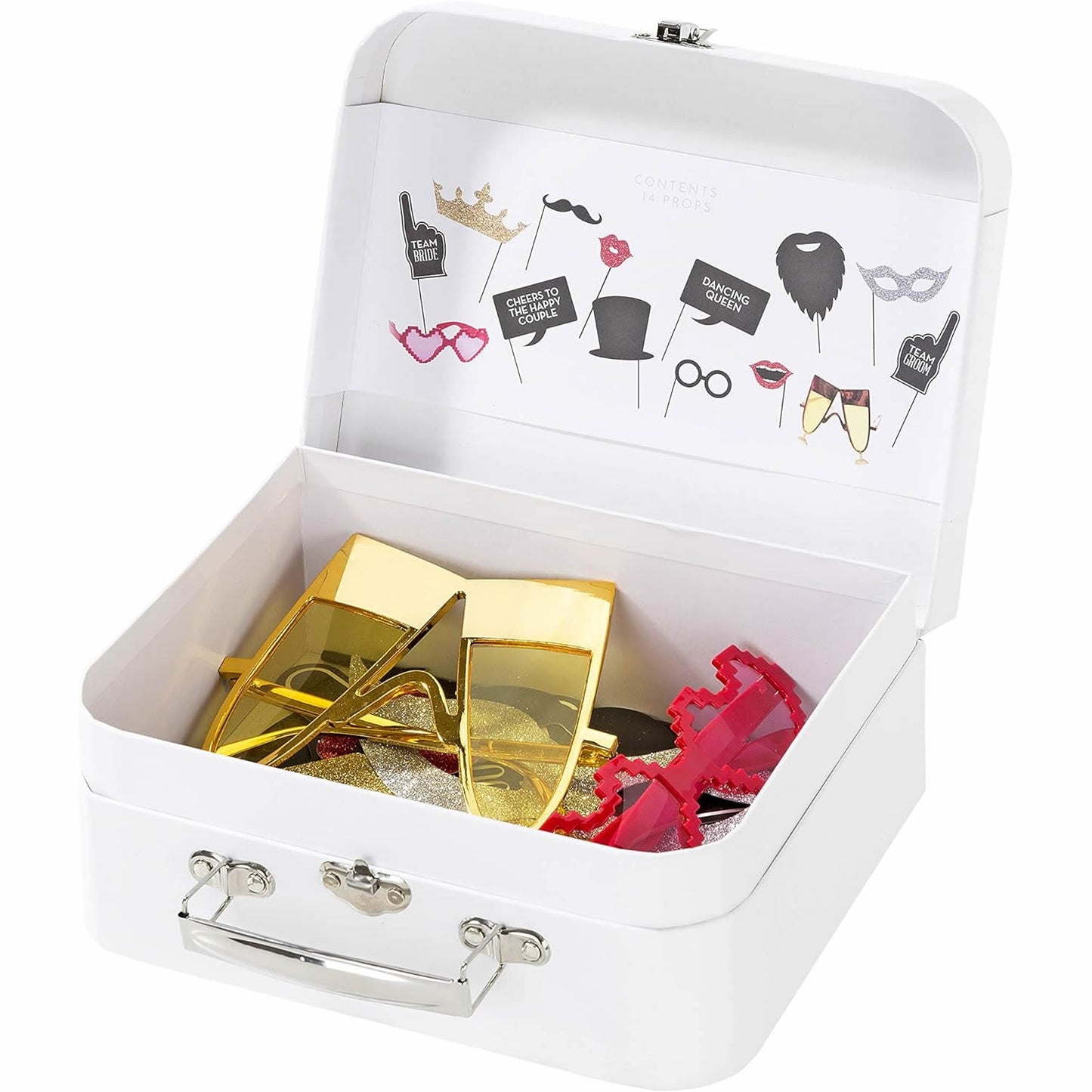 14 Piece Photobooth Props Case