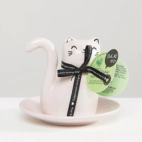 Cat Jewellery Trinket Dish