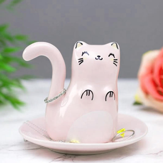 Cat Jewellery Trinket Dish