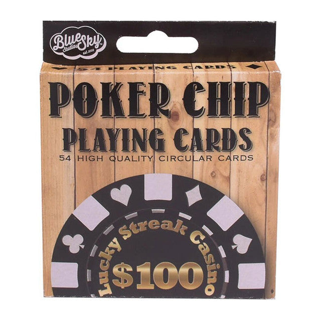 Poker Chip Playing Cards