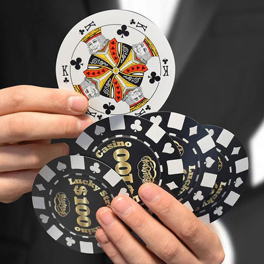 Poker Chip Playing Cards