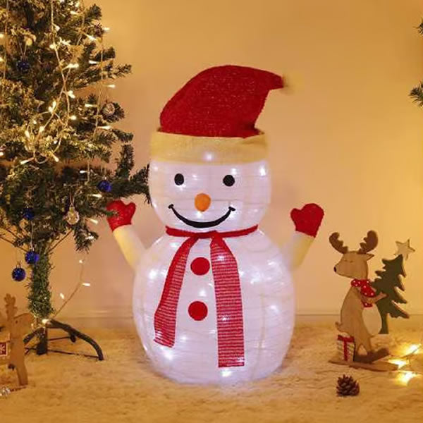 70cm LED Pop-Up Snowman