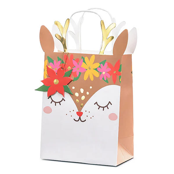Reindeer Face Gift Bag