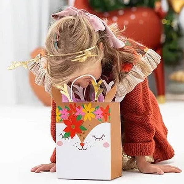 Reindeer Face Gift Bag