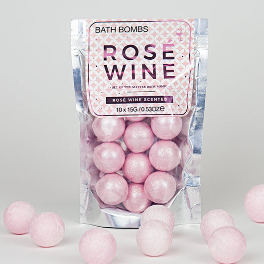 Rosé Wine Bath Bombs
