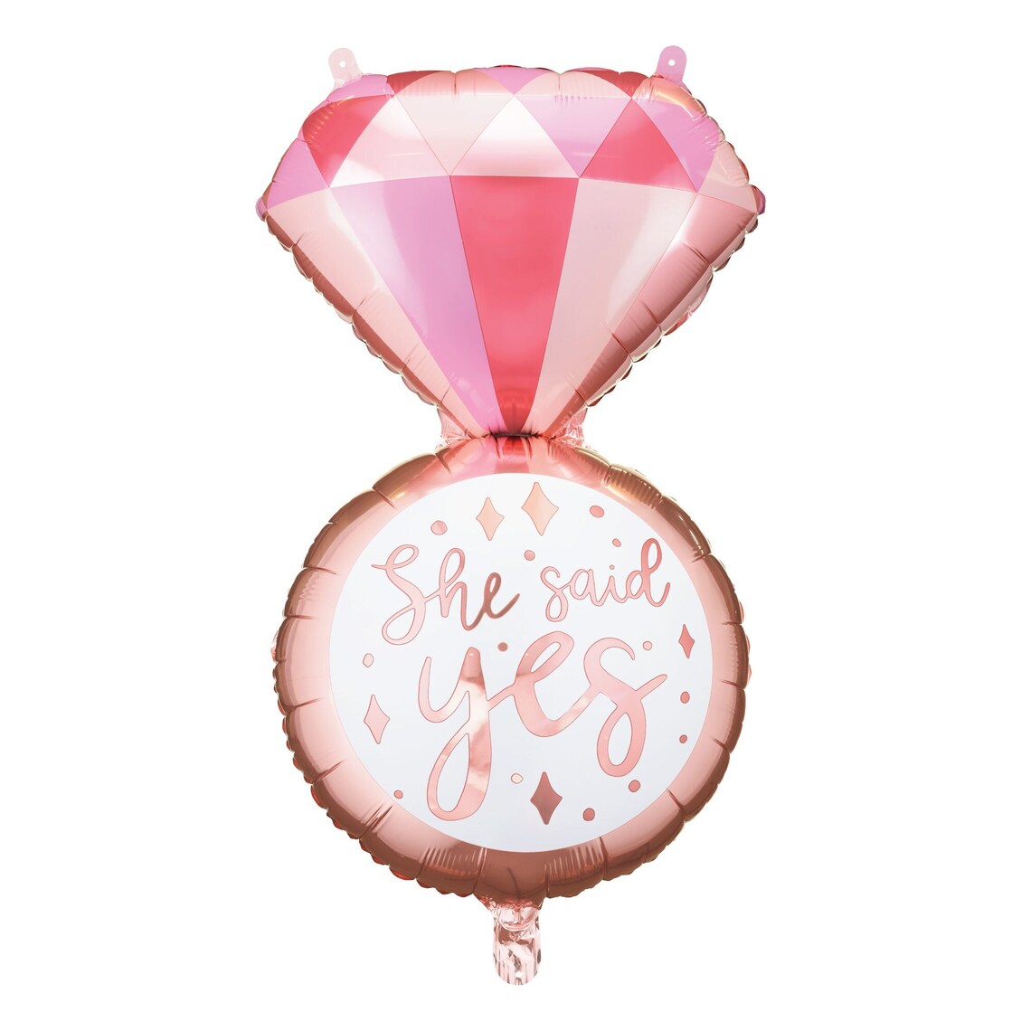 'She Said Yes' Ring Shaped Foil Balloon