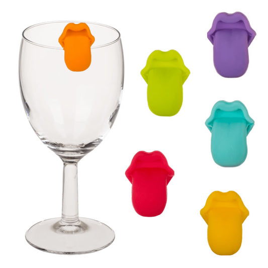 Cheeky Tongue Glass Markers