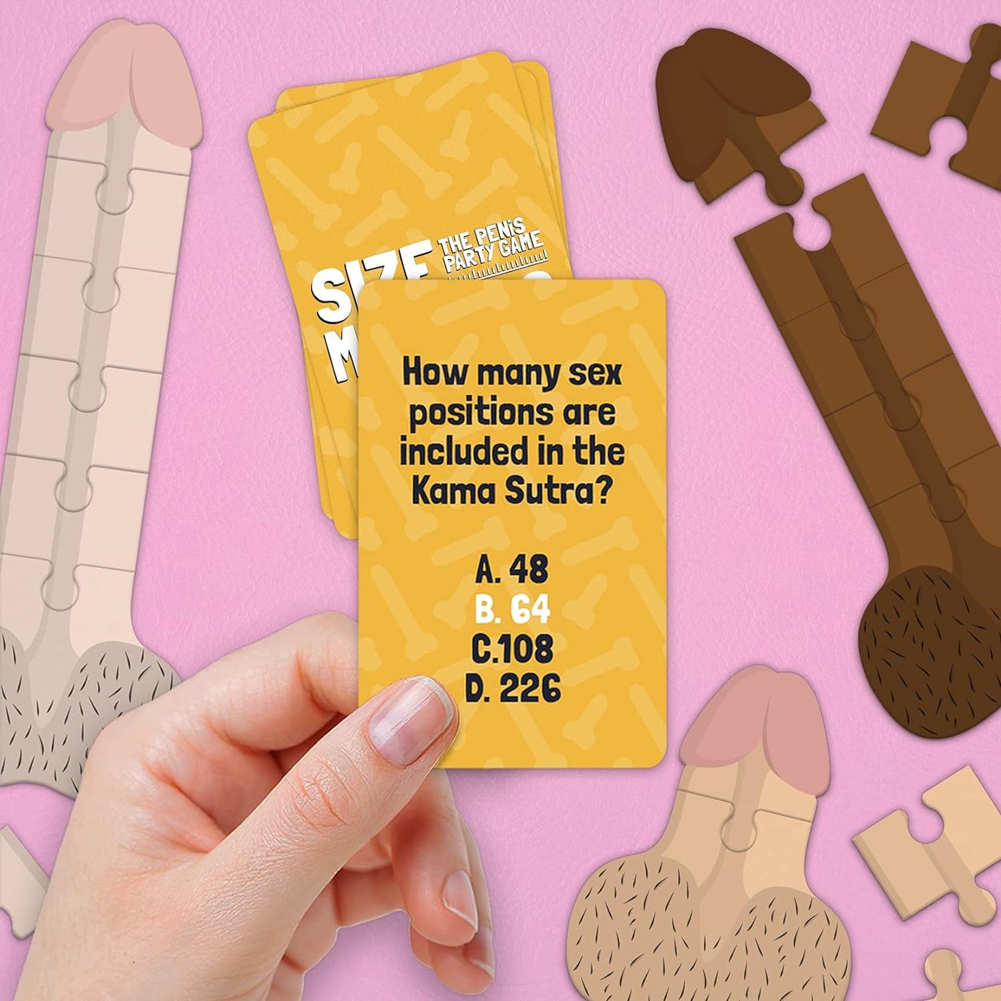 Size Matters Card Trivia Game