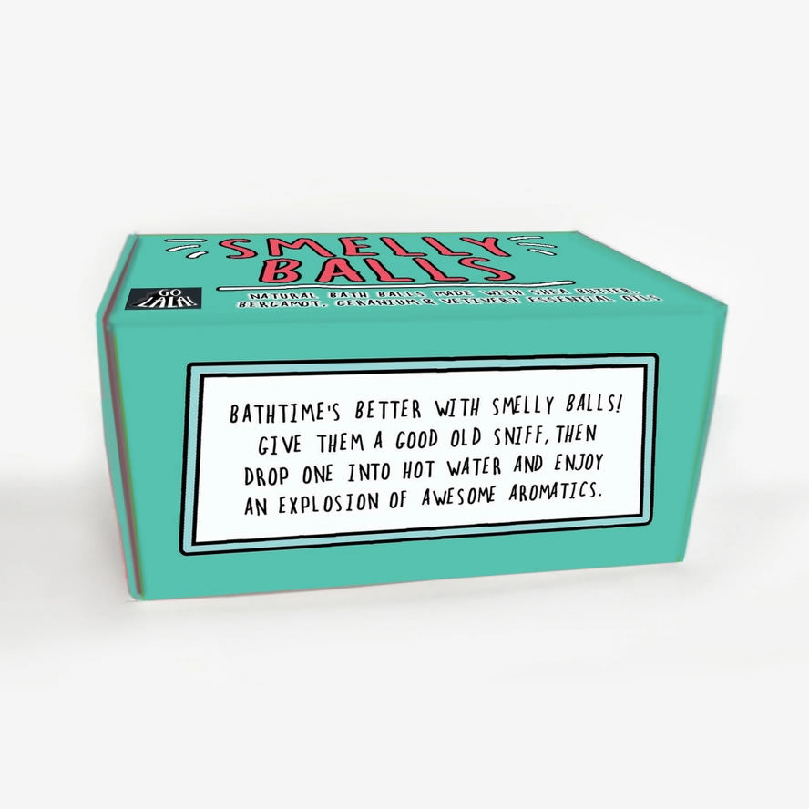 Smelly Balls Bath Bombs - Bergamot & Geranium