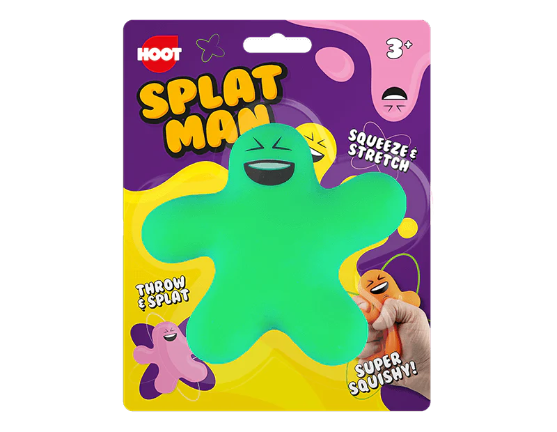 Splat Man Squeeze, Stretch and Splat Toy