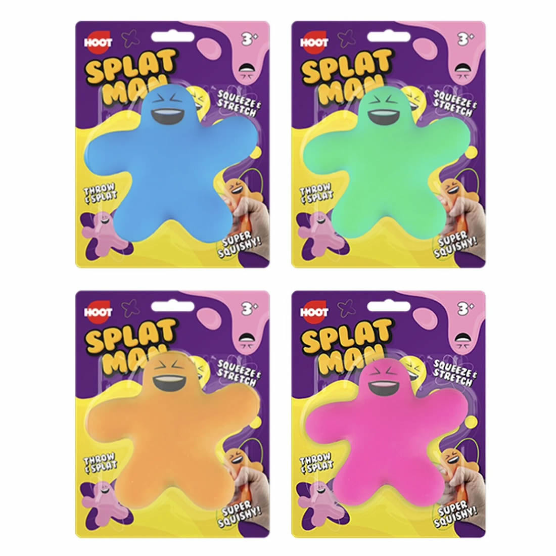 Splat Man Squeeze, Stretch and Splat Toy