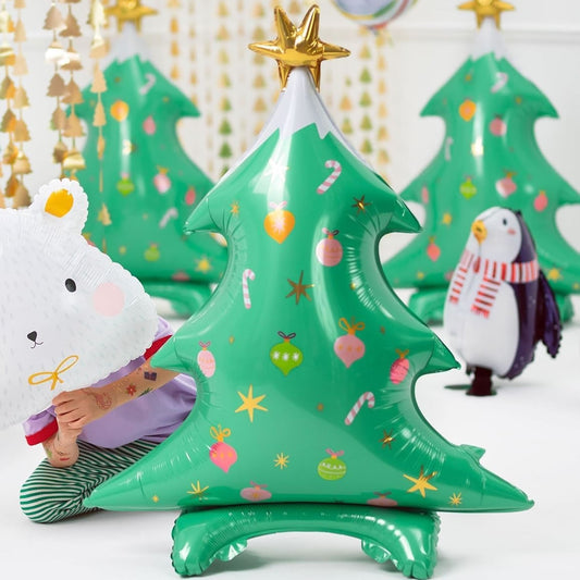 Standing Christmas Tree Foil Balloon