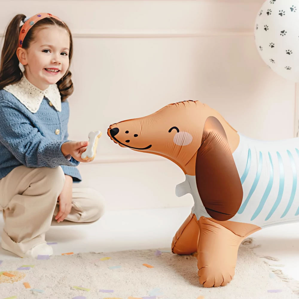 Standing Dachshund Foil Balloon