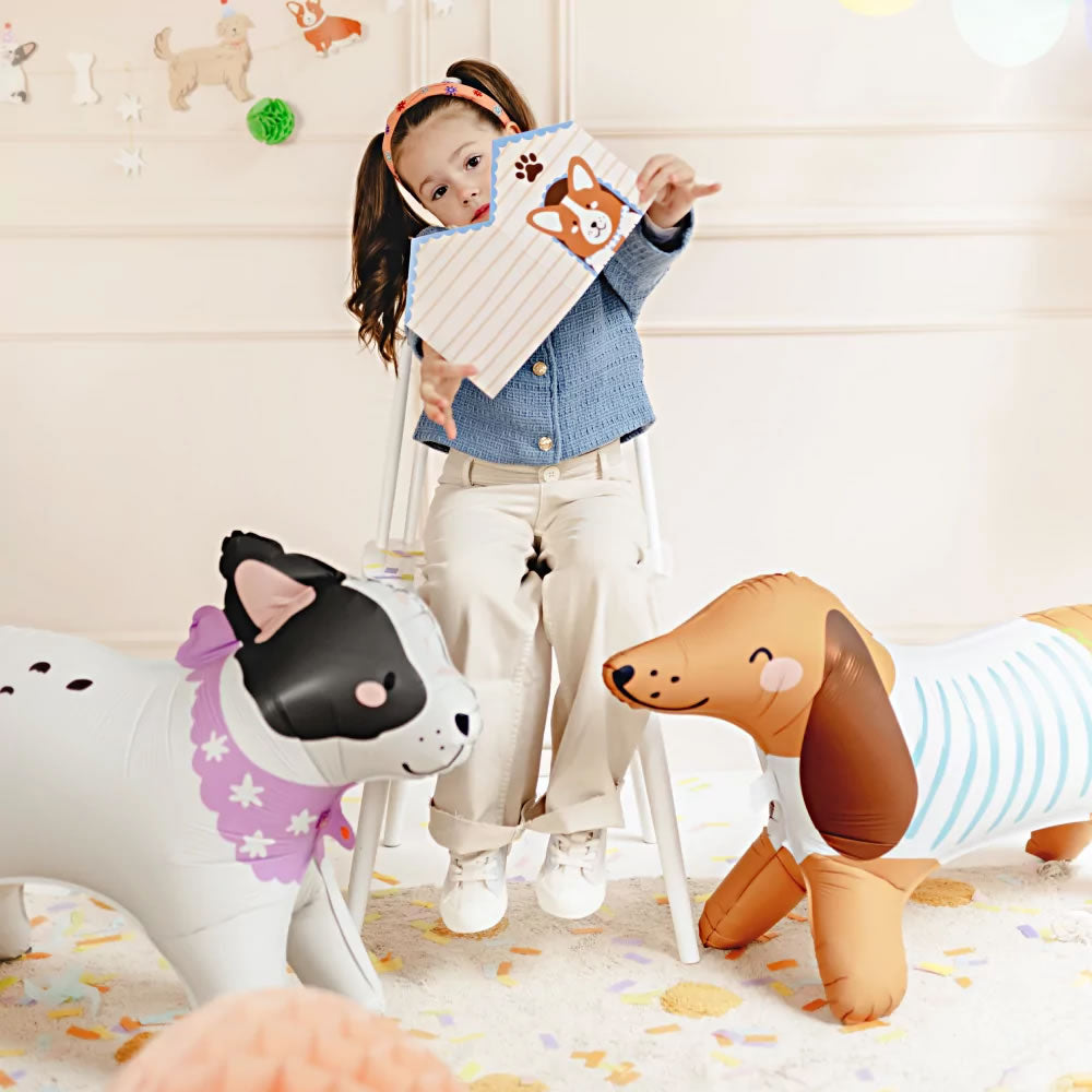 Standing Dachshund Foil Balloon