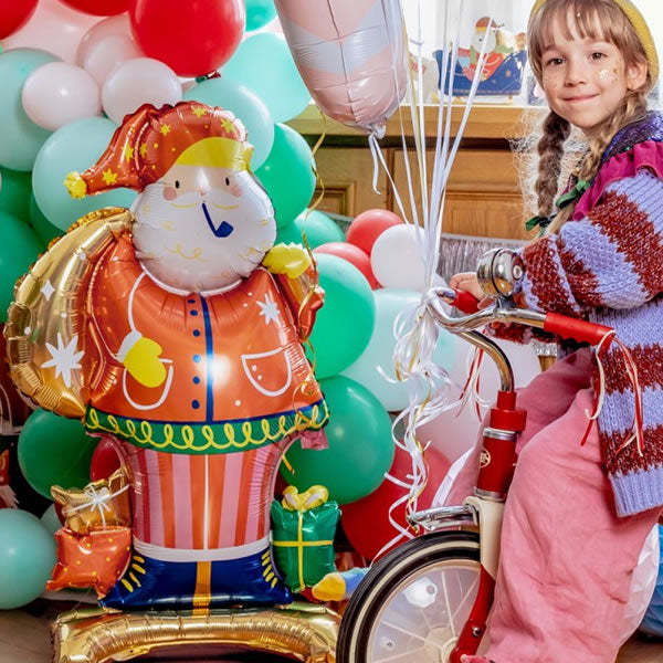 Standing Santa Foil Balloon
