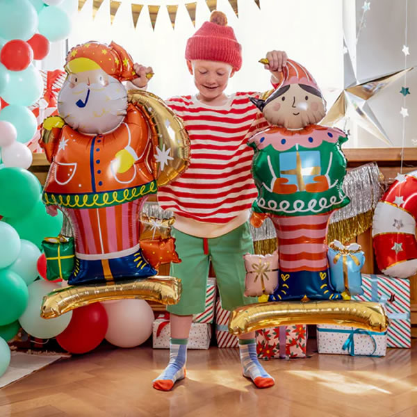 Standing Santa Foil Balloon