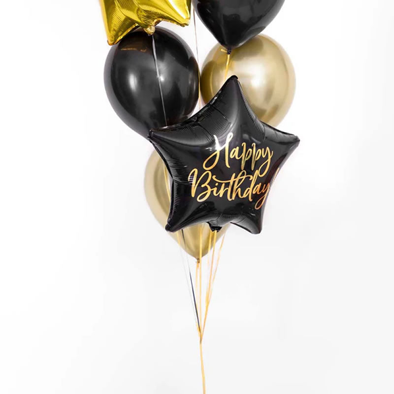 Happy Birthday Star Balloon