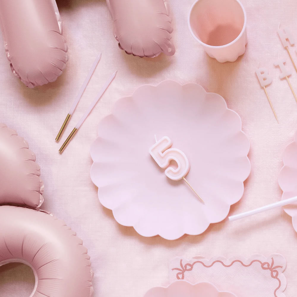 Tall Pink Candles
