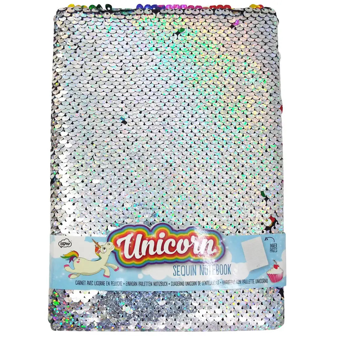 Unicorn Sequin Notebook