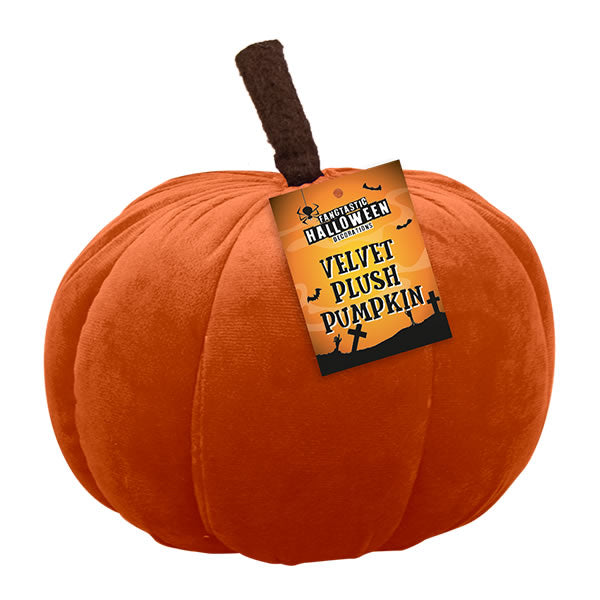 Velvet Plush Pumpkin Decorations, 16cm