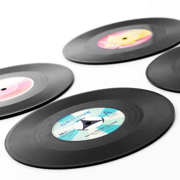 Vinyl Retro Record Coasters