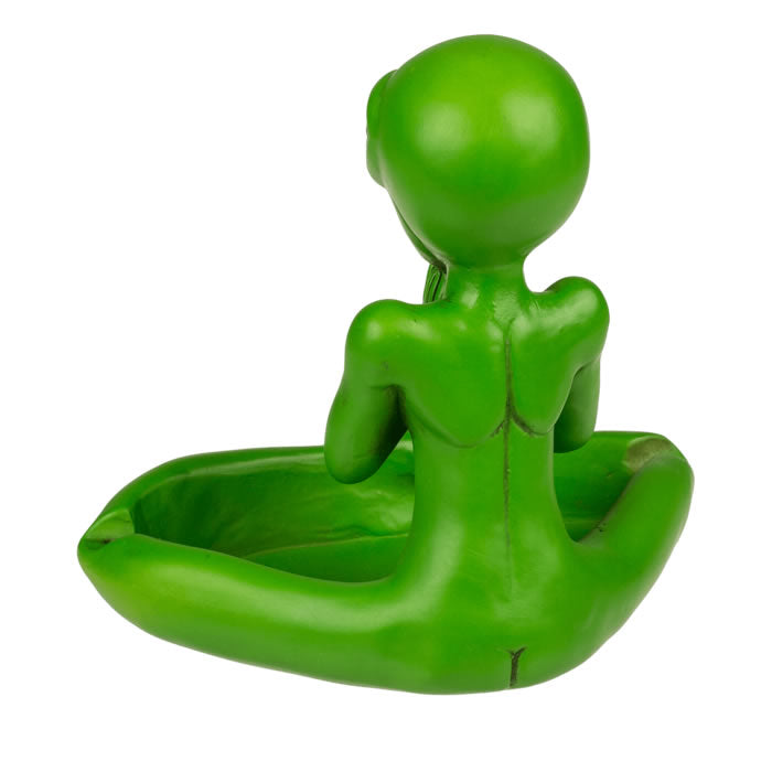 Yoga Alien Figurine Ashtray